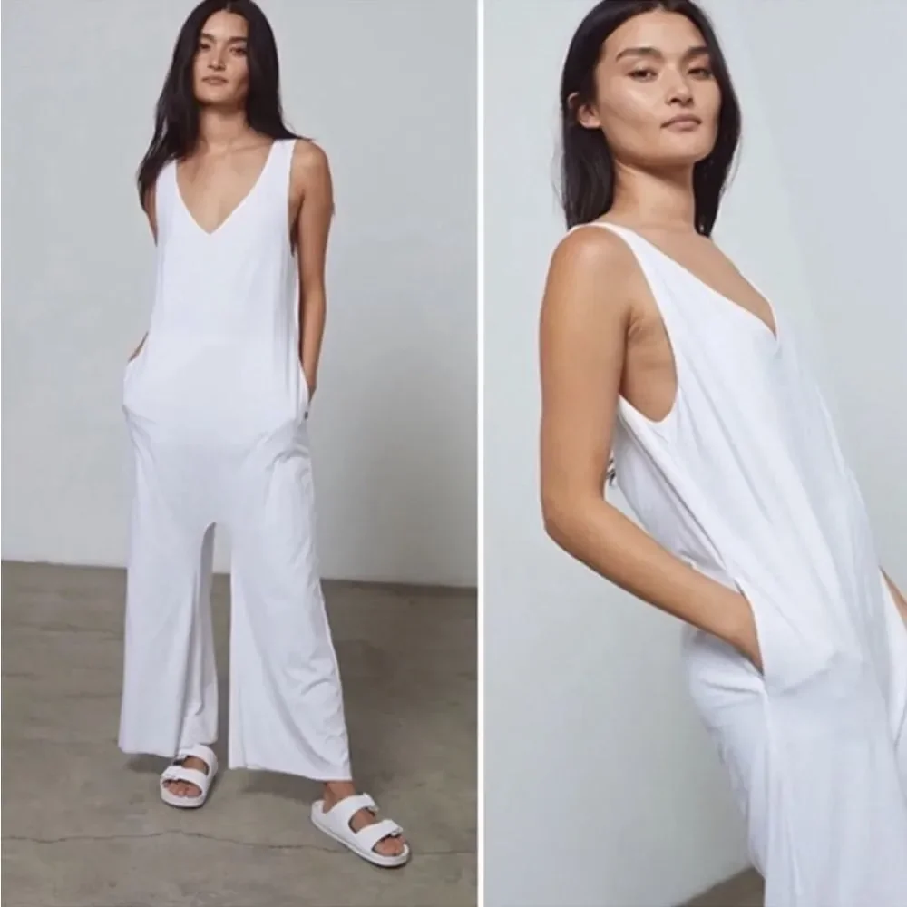 NWOT Lunya Cool Romper Sincere White- Size XL. MSRP $168 - Picture 1 of 7